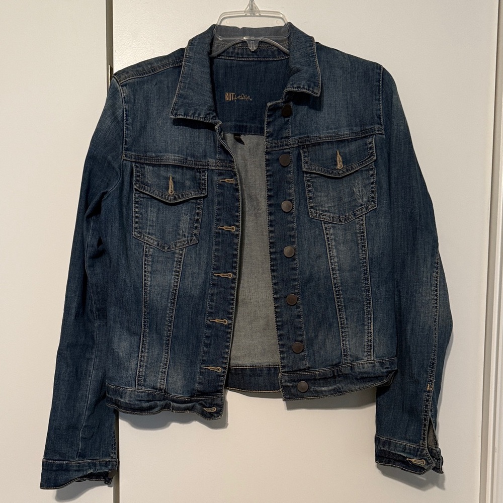 Kut from the Kloth Dark Blue Denim Jacket